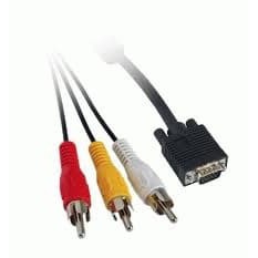 Kabel Vga Male To Rca Male