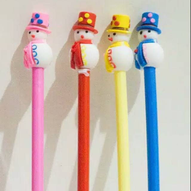 

Pulpen gel snowman