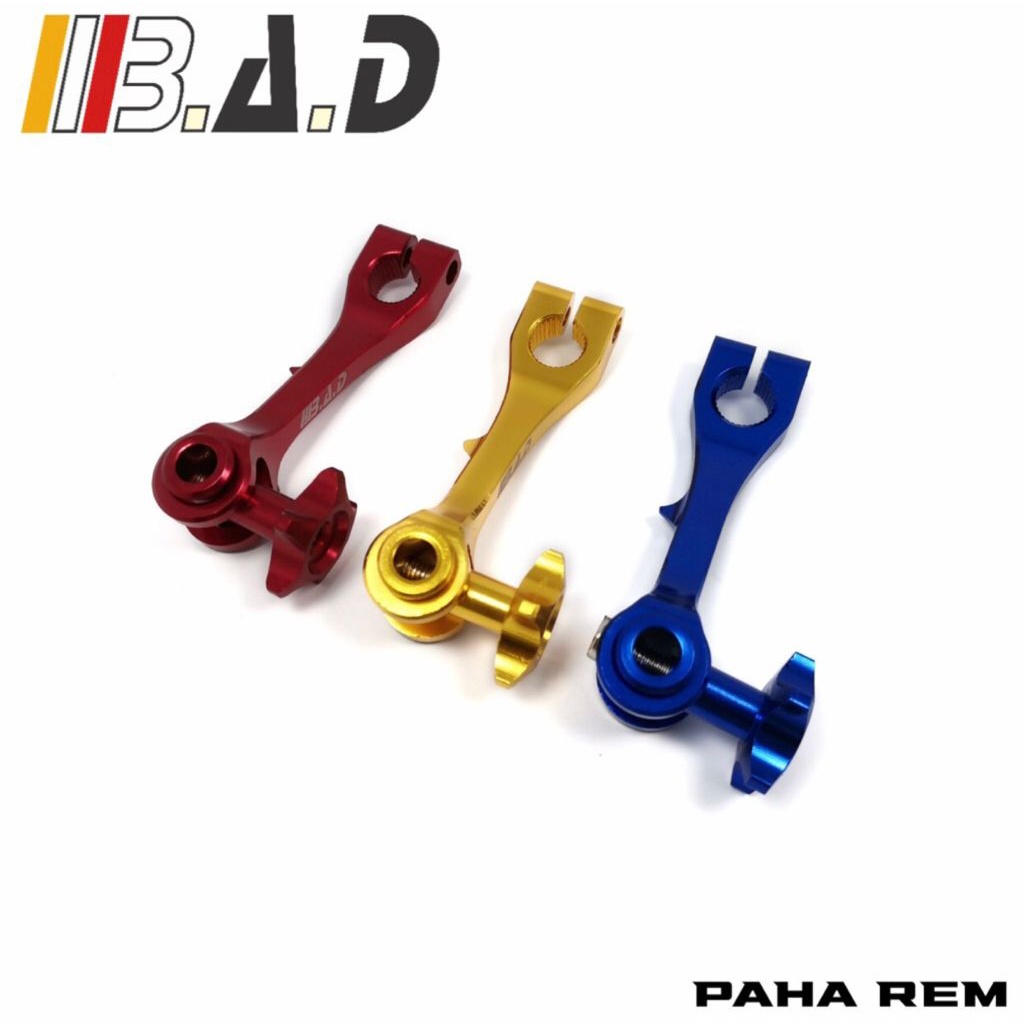 Paha Rem CNC Variasi Gold Red Blue Universal