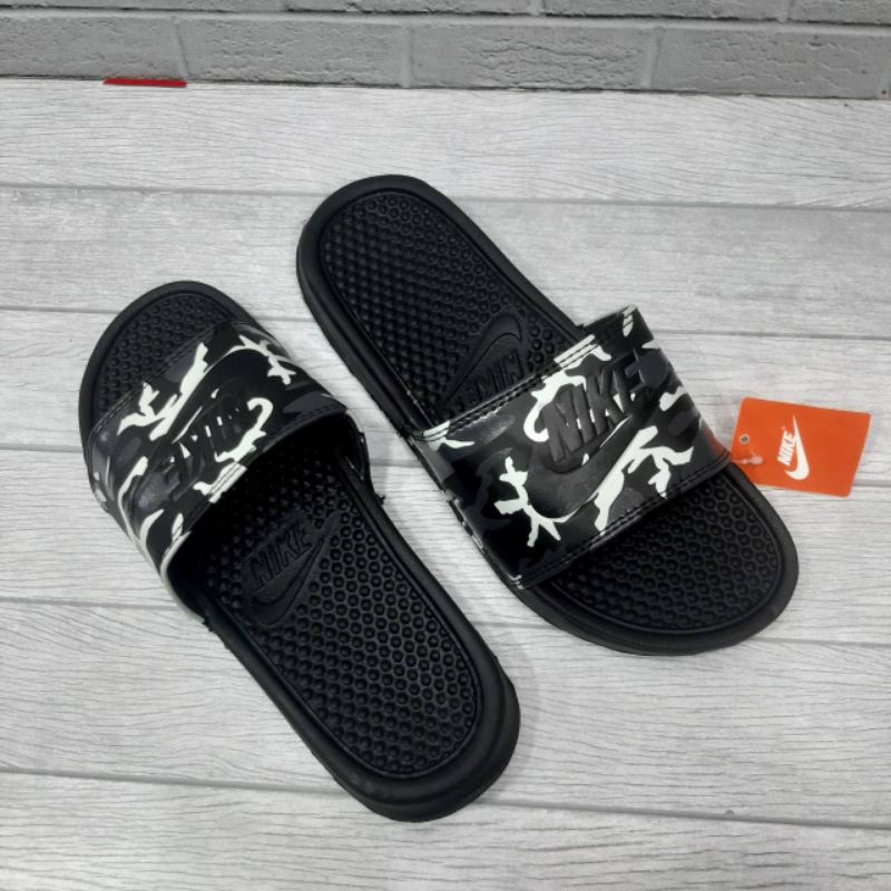 NEW ARRIVAL SENDAL NIKE BENASSI ARMY BLACK