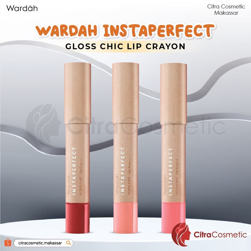 Wardah Instaperfect Gloss Chic Lip Crayon