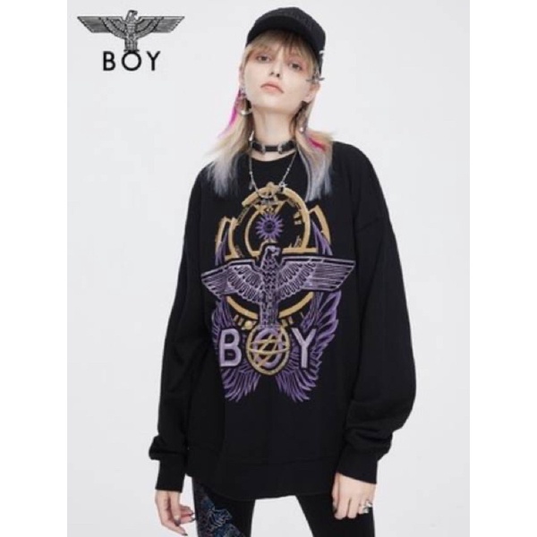 BOY39 SWEATER BOY LONDON PRIA WANITA SPECIAL WINGS COLOUR