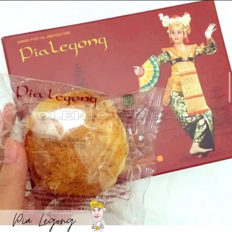 Pia Legong Bali Asli Original Oleh Oleh Khas Bali Bakpia Rasa Coklat Keju Kacang Hijau Mix 1 Box Isi