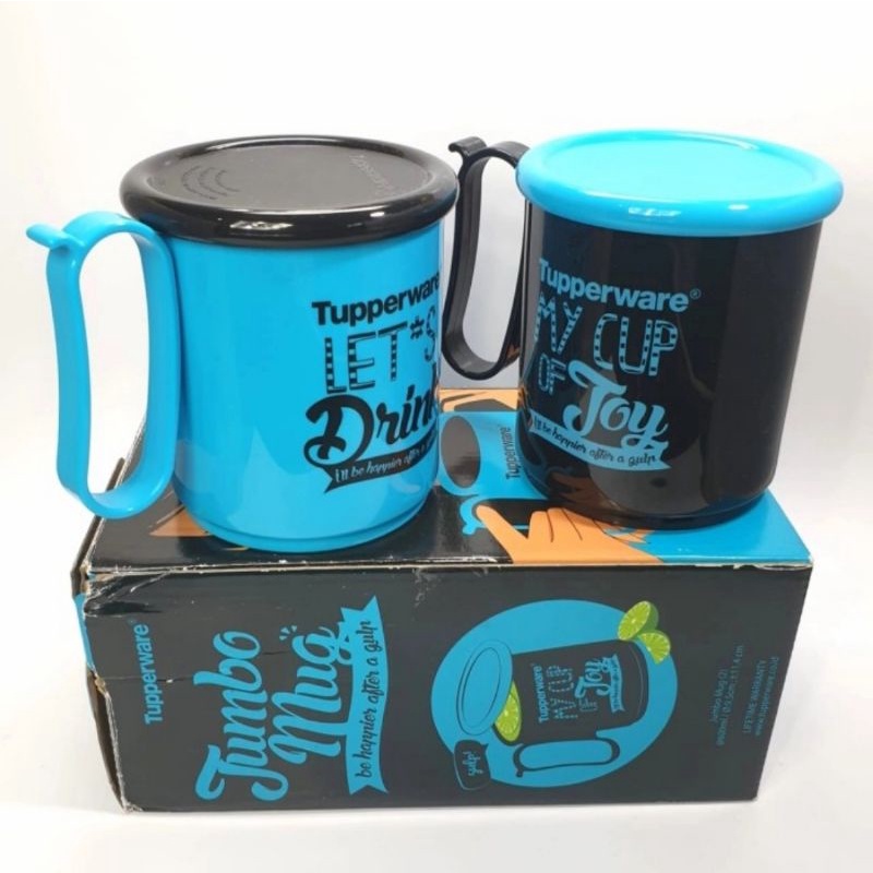 tupperware jumbo mug - gelas minum - gelas oatmeal - gelas energen