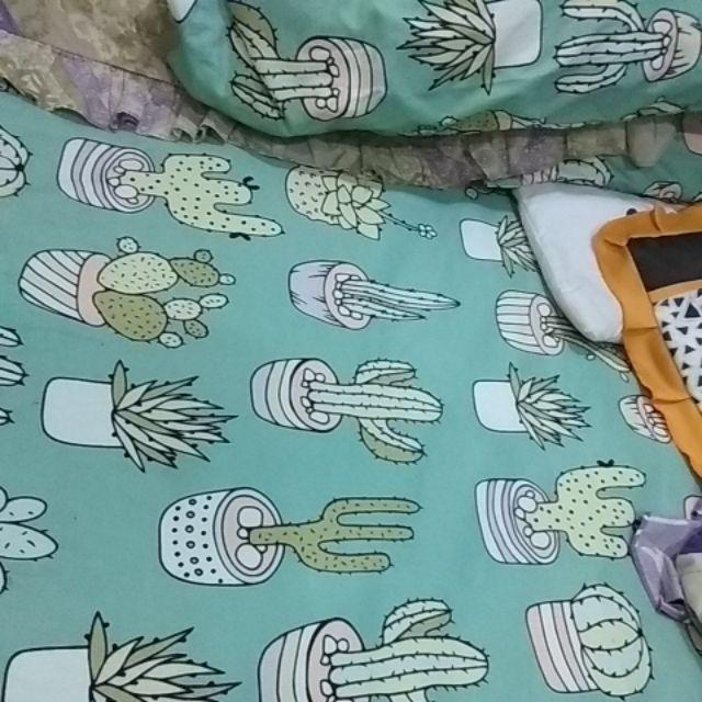 Kendra King Size / 180x200 - Cactus Fiesta, Black Cactus, White Cactus, Blue Cactus