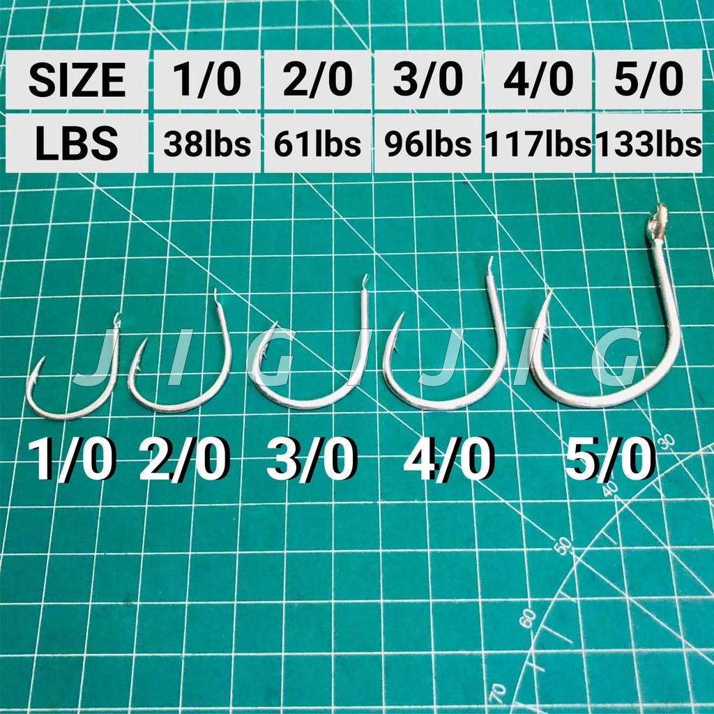 JIGIJIG Jigging Hook Kail Pancing Jigging - 1