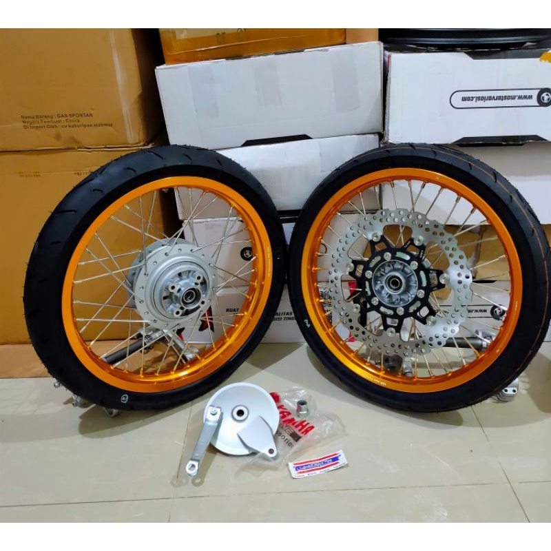 velg set TDR paket velg pelek TDR set tromol dtracker tromol belakang rxking pelek velg TDR WX 160/1
