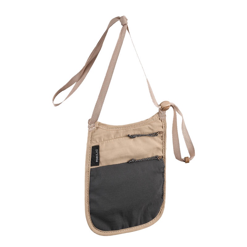 FORCLAZ Tas Slempang Tertutup Travel Bag RFID