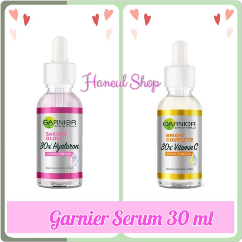 [Serum] Garnier Booster Serum Bright Complete &amp; Sakura Glow 30ml