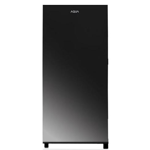 KULKAS AQUA 1 Pintu AQR D 181 Hitam / SIlver