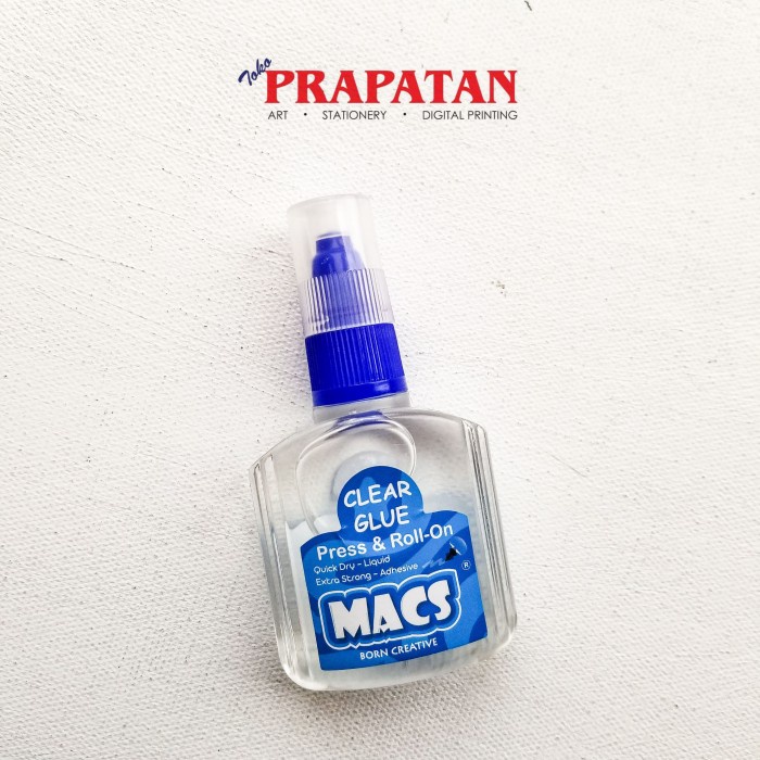 

Macs Clear Glue Press & Roll-on 50g / Lem Cair RTO27