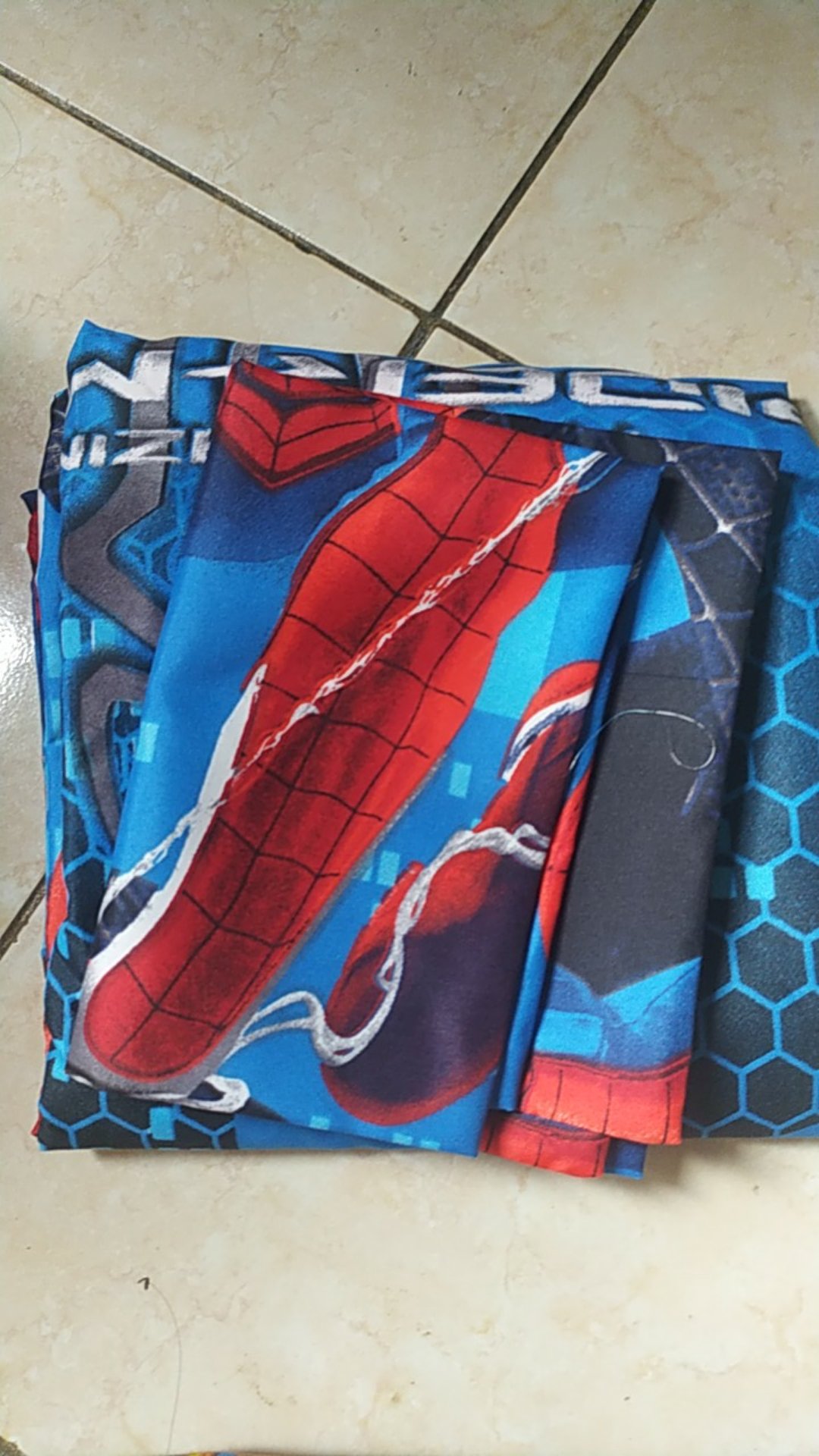 Sprei Spiderman Katun Homemade Ukuran 120 160 180