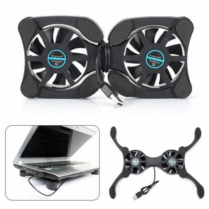 Cooling Fan Laptop Kepiting/ Lipat (Kipas Laptop, Pendingin Laptop) - Termurah COD