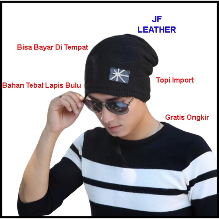 TOPI KUPLUK DEWASA BEANIE HAT KUPLUK TOPI IMPORT LAKI JF 198