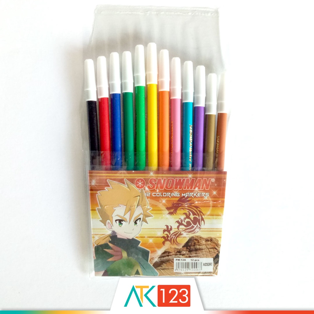 

Spidol Warna Snowman 12 Colours PW-12A