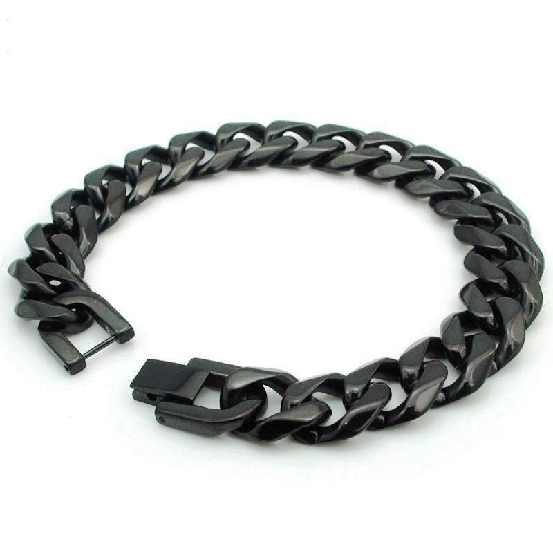 [Bayar di Tempat] Gelang Pria Rantai Titanium Asli Original Kode LM 05