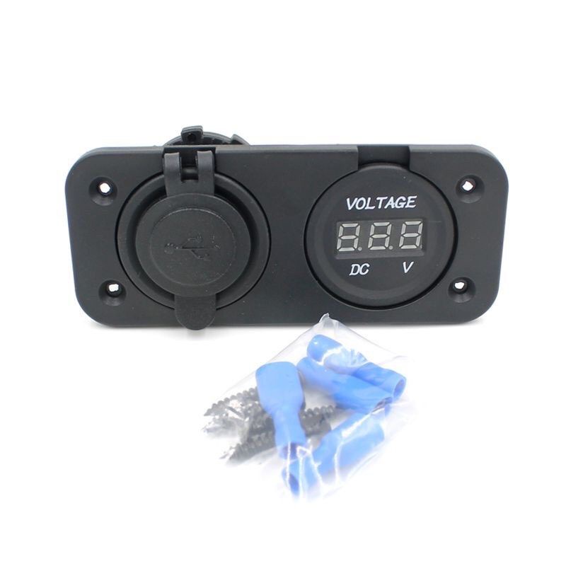 Voltmeter Volt Meter ACCU Aki 3 in 1 Mini 3 12V Universal