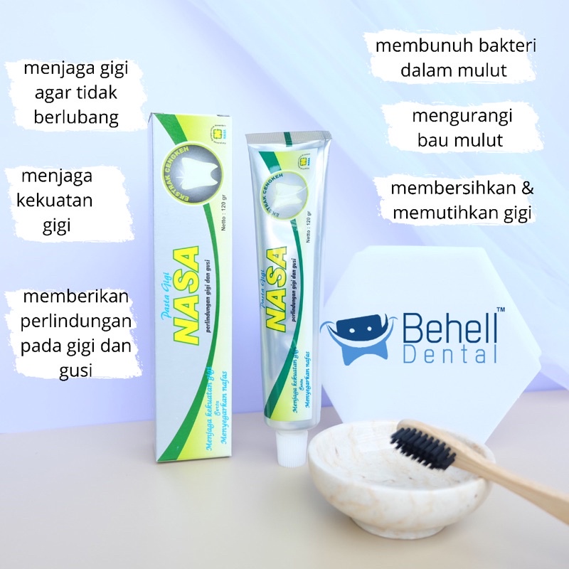 PEmutih GiGI PASTA NASA BPOM ORIGINAL Perlindungan Gigi Gusi - ODOL NASA PEMUTIH TEETH WHITENING PERMANEN - Penghilang Pembersih Plak Karang Gigi Ampuh - Penghilang Bau mulut