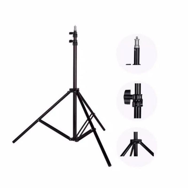 Tripod Ring Light 26 Cm Tripod 2.1 Meter Vlog Lampu Selfie Led