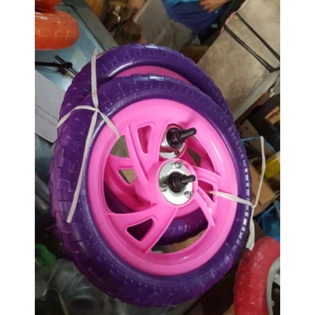 Roda Mati Ukuran 12inch Sepeda Anak Size 12 inch Mini BMX Wheel  Bisa Depan Belakang Atau Sepasang Ban Velg Rims Wheelset Ban Luar