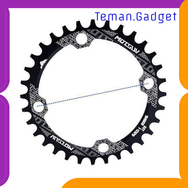 TG-IB312 MOTSUV GIGI CRANKSET SPROCKET SEPEDA ALUMINIUM 104MM - BCD104