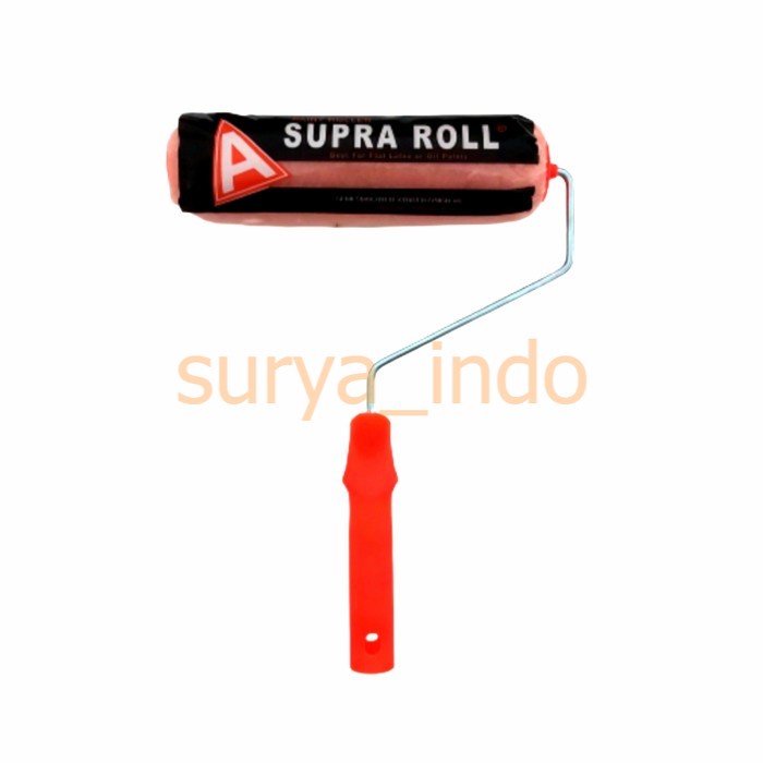 KUAS ROLL / BULU ROLL CAT 9&quot; SUPRA ROLL (GAGANG + BULU) PAINT ROLLER