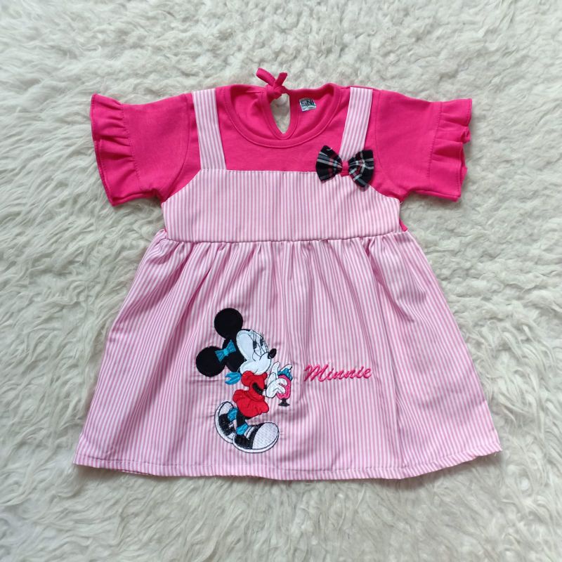 baju bayi mickey dress