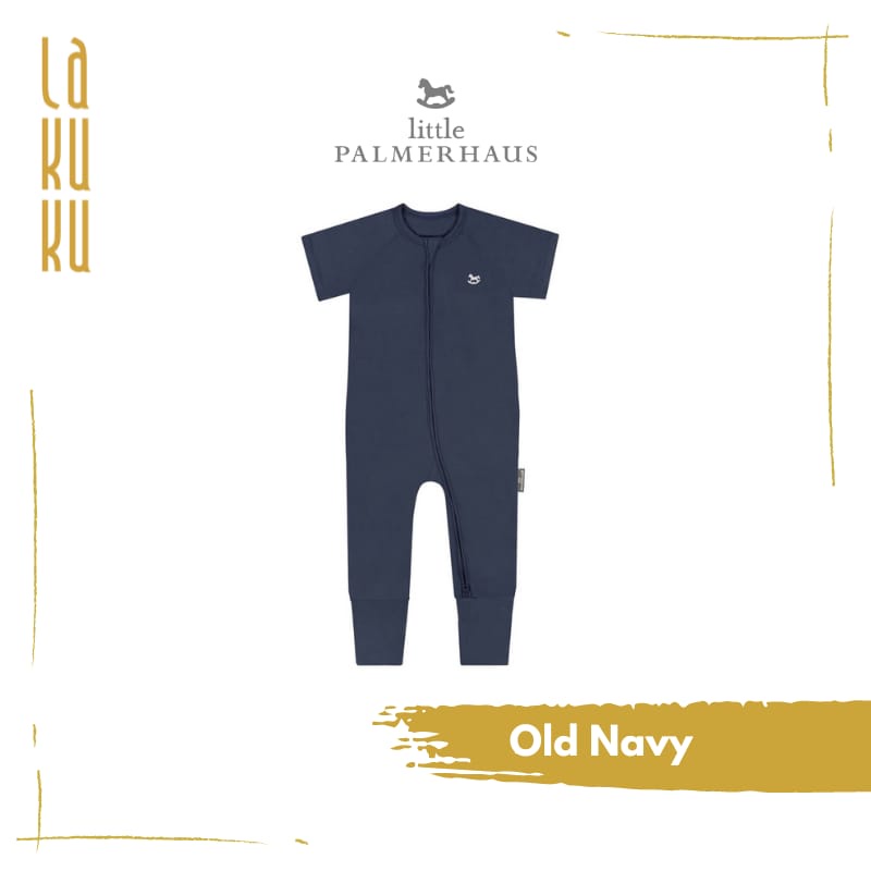 Lakuku - Little Palmerhaus Sleep and playsuit Setelan Piyama Baju Tidur Anak Bayi Sleepsuit zipper Lengan pendek Celana Panjang-Old navy