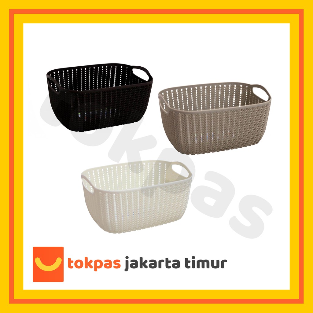 [TERMURAH] Keranjang Serbaguna Segi Keranjang Estetik Storage basket Kotak Penyimpanan storage Keran