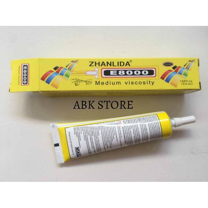 

Lem Perekat kaca Touchscreen Layar Perekat LCD E8000 Ukuran 50ml NEW
