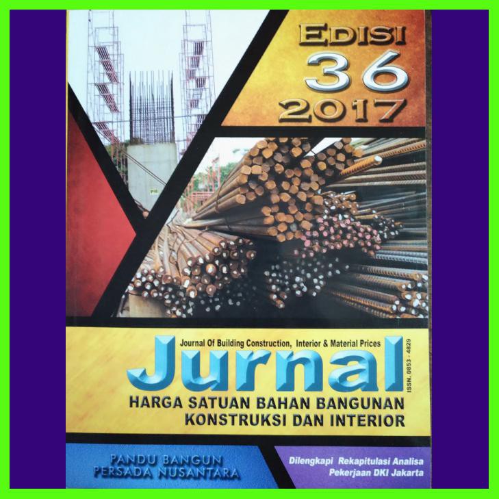 

JURNAL HARGA SATUAN BAHAN BANGUNAN 36-2017