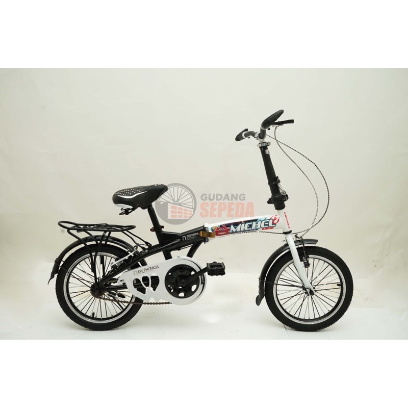 Sepeda Lipat New Phonicia 16 inch 1s Import Termurah folding bike murah berkualitas anak dewasa COD-2