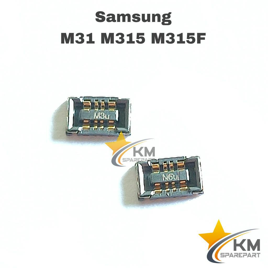 Konektor Baterai Samsung M31 M315F Soket Connector Batre Di Mesin