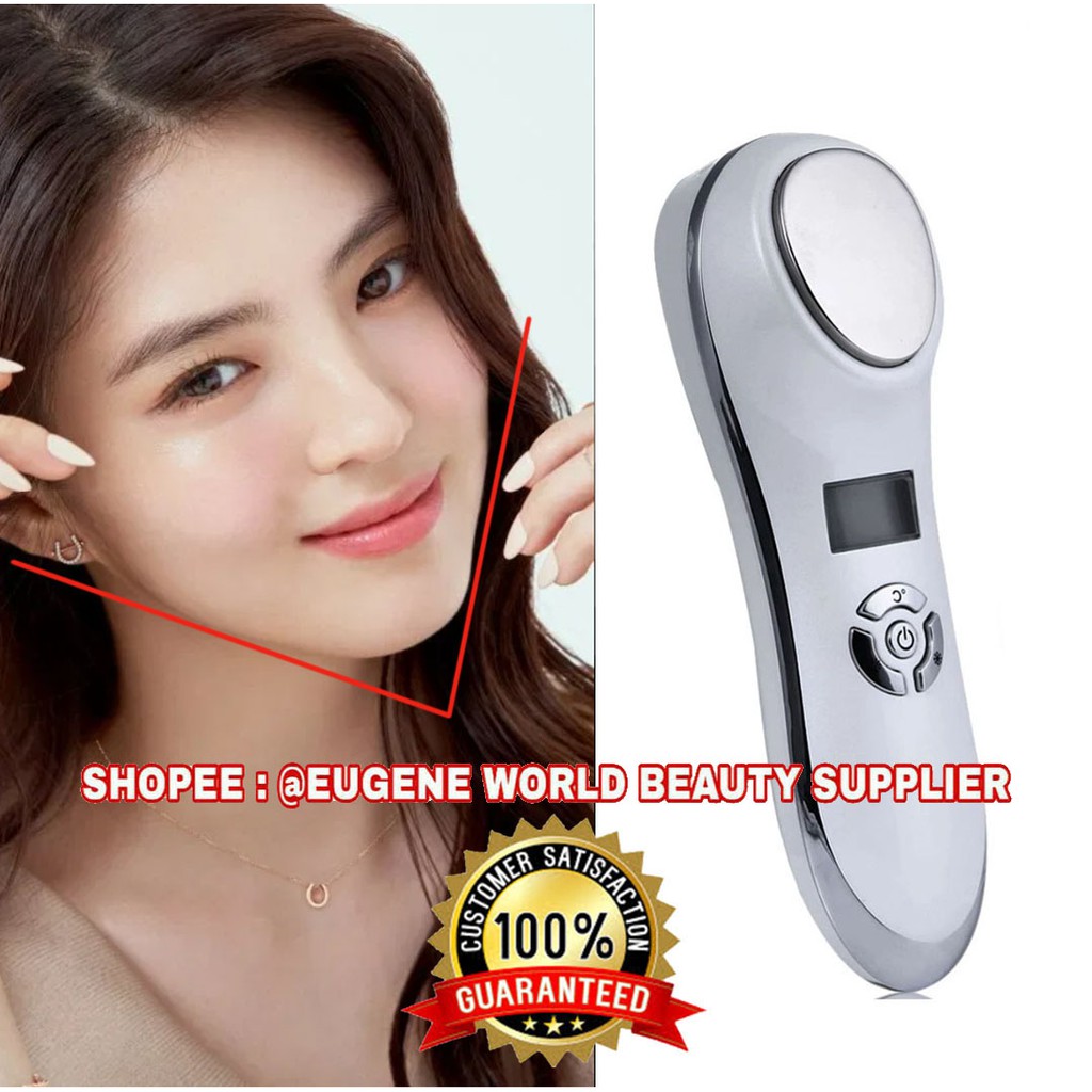 ALAT SETRIKA WAJAH ALAT PENIRUS WAJAH PERMANEN INSTAN CEPAT HOT COLD ULTRASOUND ULTRASONIC BEAUTY