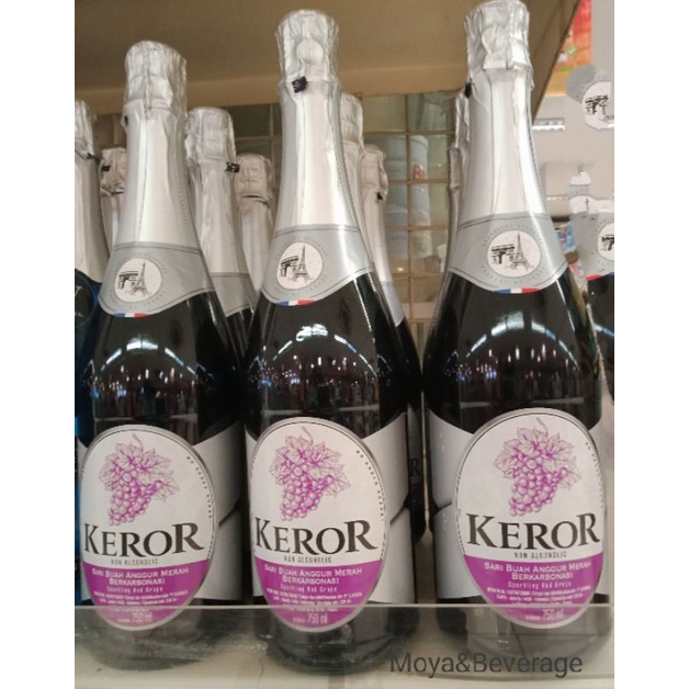 Jual Keror Sparkling Red Grape Juice 750 ml Shopee Indonesia