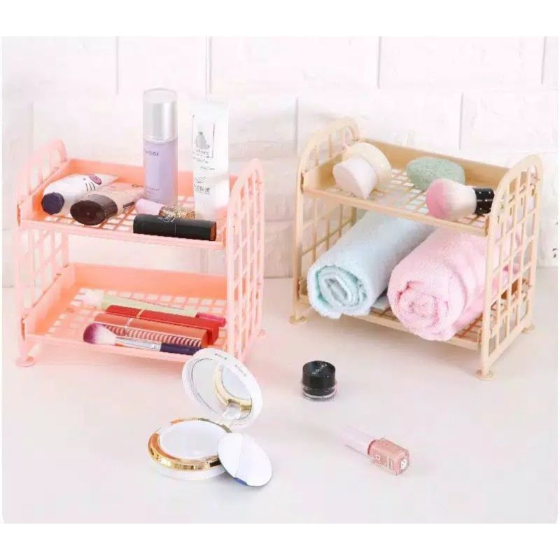 RAK SUSUN / RAK KOSMETIK / RAK BUMBU DAPUR BAHAN PLASTIK