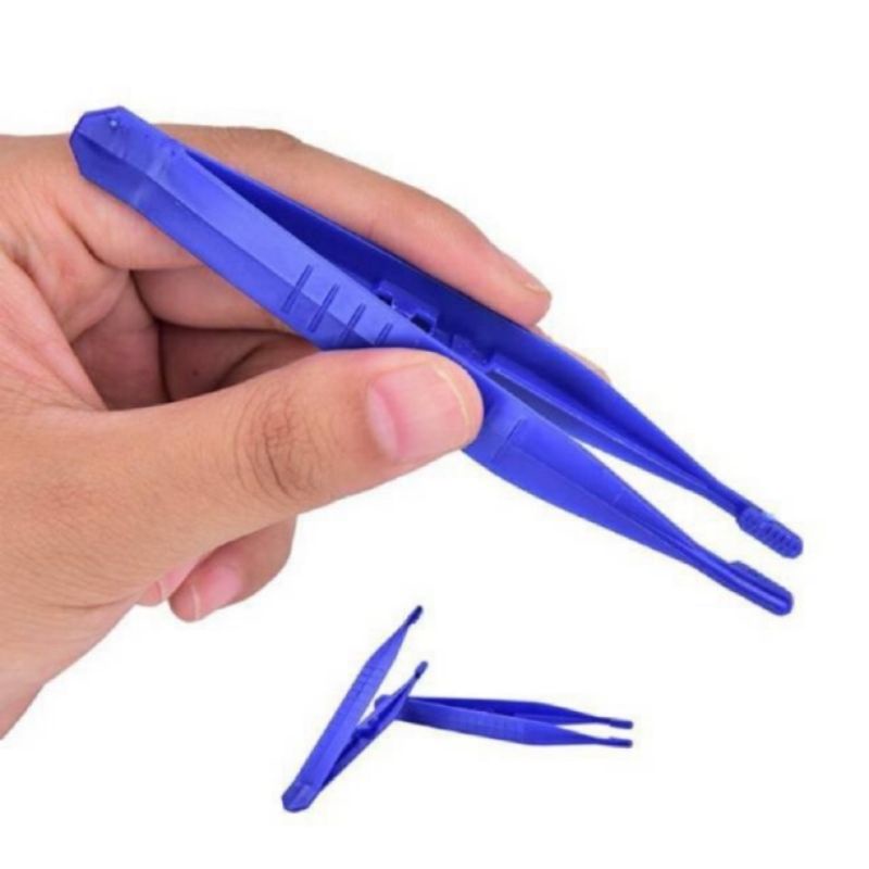 Penjepit Capitan Pinset Plastik Mini Tweezer Mainan Montessori Pom Pom