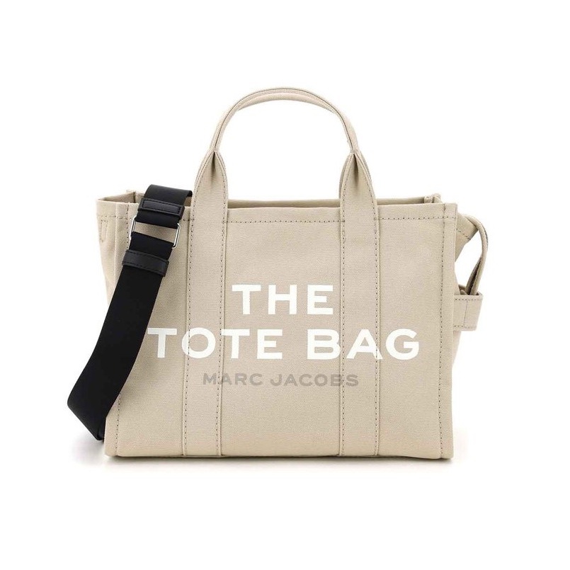 Marc Jacobs Traveler Tote Bag Small (33 x 27 x 12) - Beige 100% Authentic