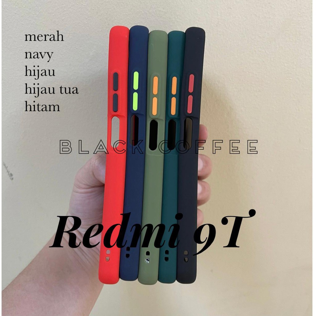 BLACK TRANSPARENT DOFF Case Xiaomi redmi 9T