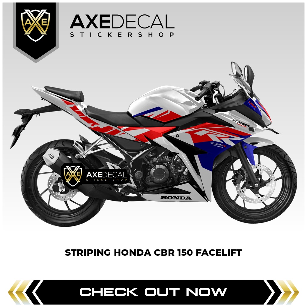 Stiker CBR 150 R Facelift Livery Fireblade 1000 RR / Stiker Motor Honda Cbr 150R / Stock Decal