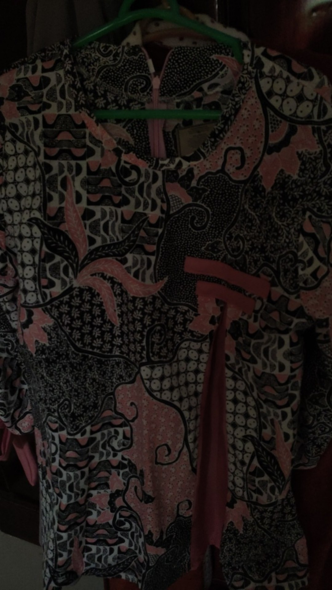 Tey-17 Batik Wanita Asj Sa Hrb026 Kenongo Kemeja Tosca Pendek