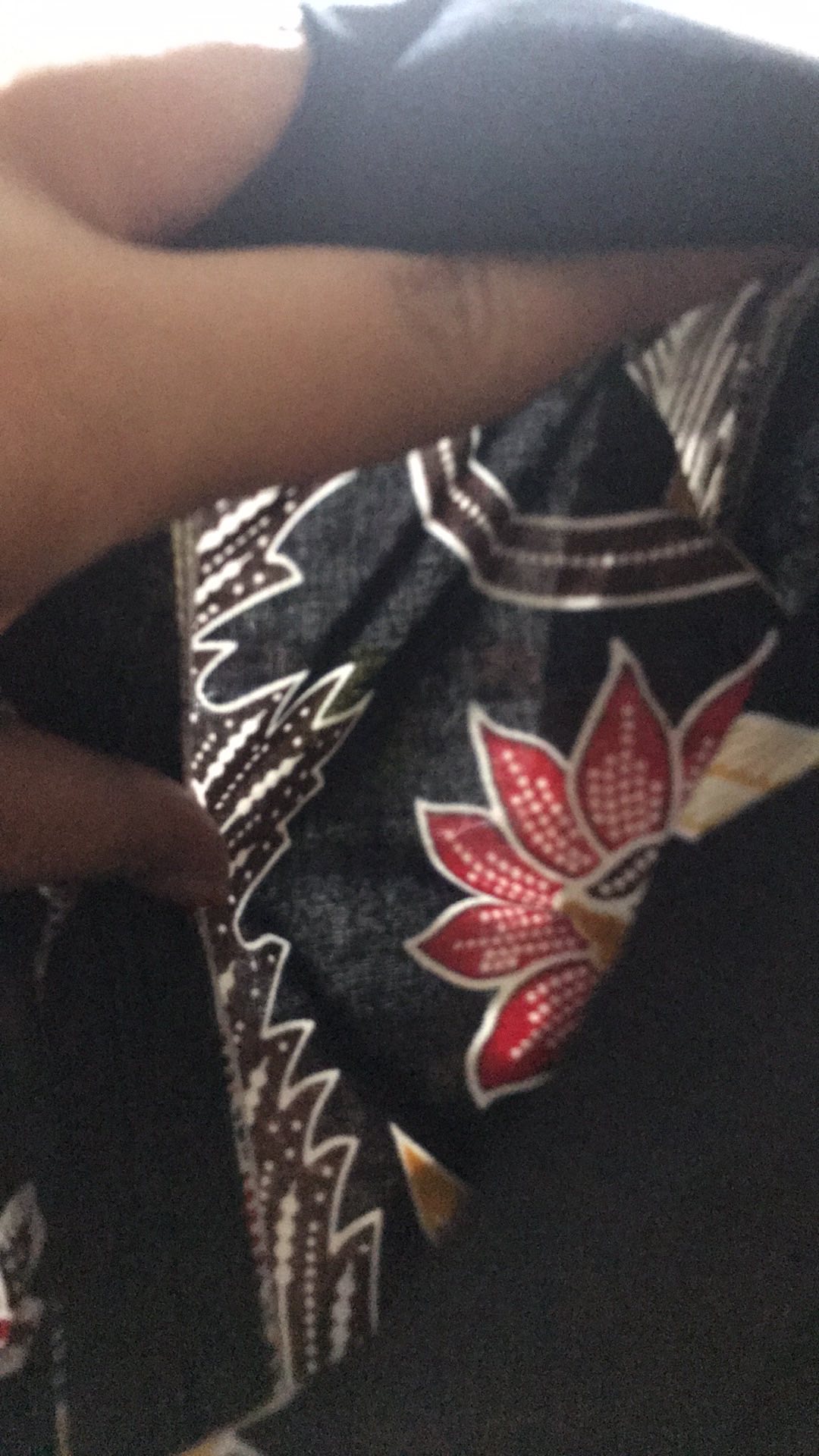 Tunik Batik Wanita Motif Hitam Manis