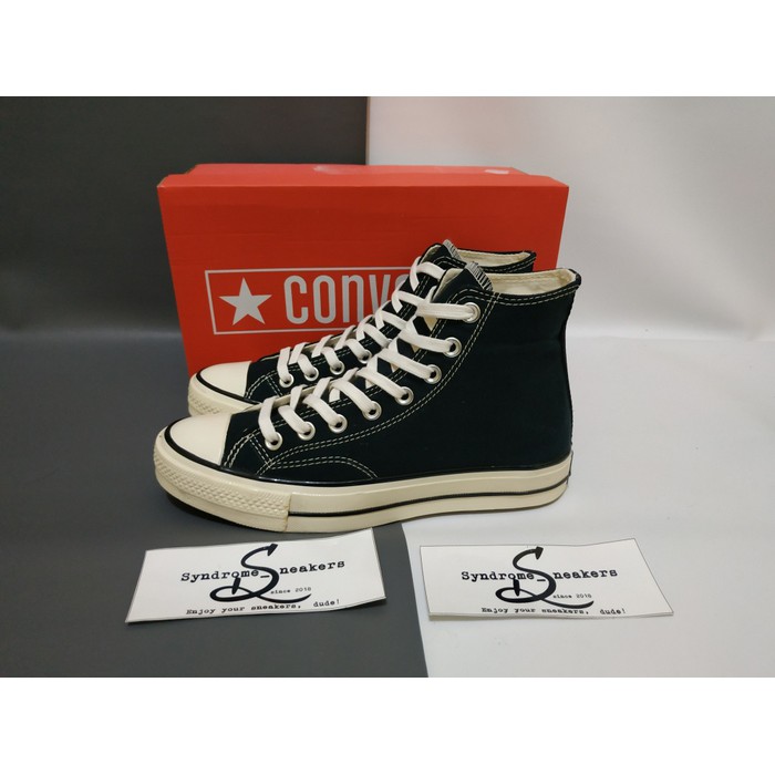 harga converse 70s hi black egret