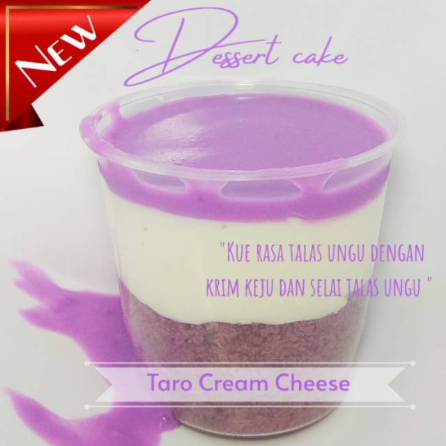 

Dessert cake Taro Cream Cheese