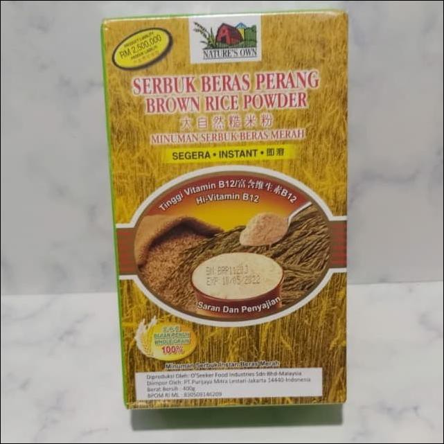 

NATURE'S OWN serbuk beras perang brown rice powder