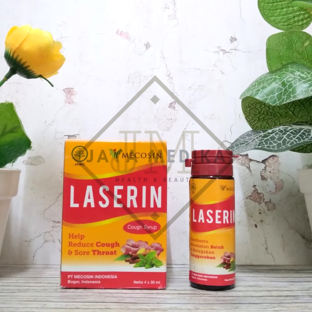 Laserin Mecosin 30 ml Meredakan Batuk &amp; Melegakan Tenggorokan