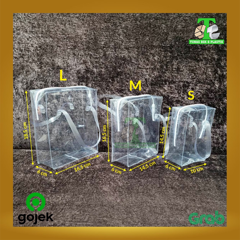 Pouch Mika Transparan | Tas Mika Baby | Dompet Masker | Tas Souvenir Hijab