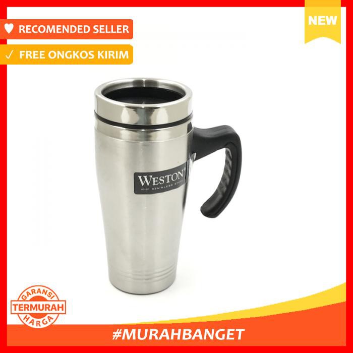 GELAS & MUG - MUG THERMOS STAINLESS STEEL WESTON WTMU-420C (00139.00014) - PERALATAN MAKAN