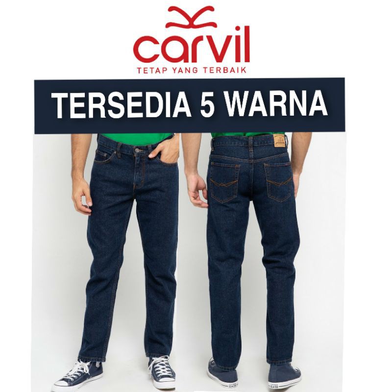 Carvil Jeans Rio Reguler Pria/ Celana jeans Pria / Ramayana Jatinegara