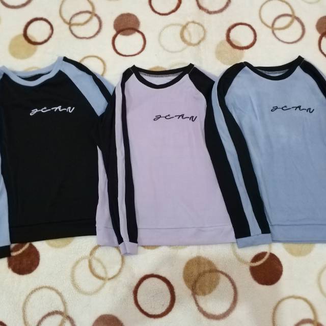 Atasan Wanita Jean Rajut Jersey Tebal Import Spory